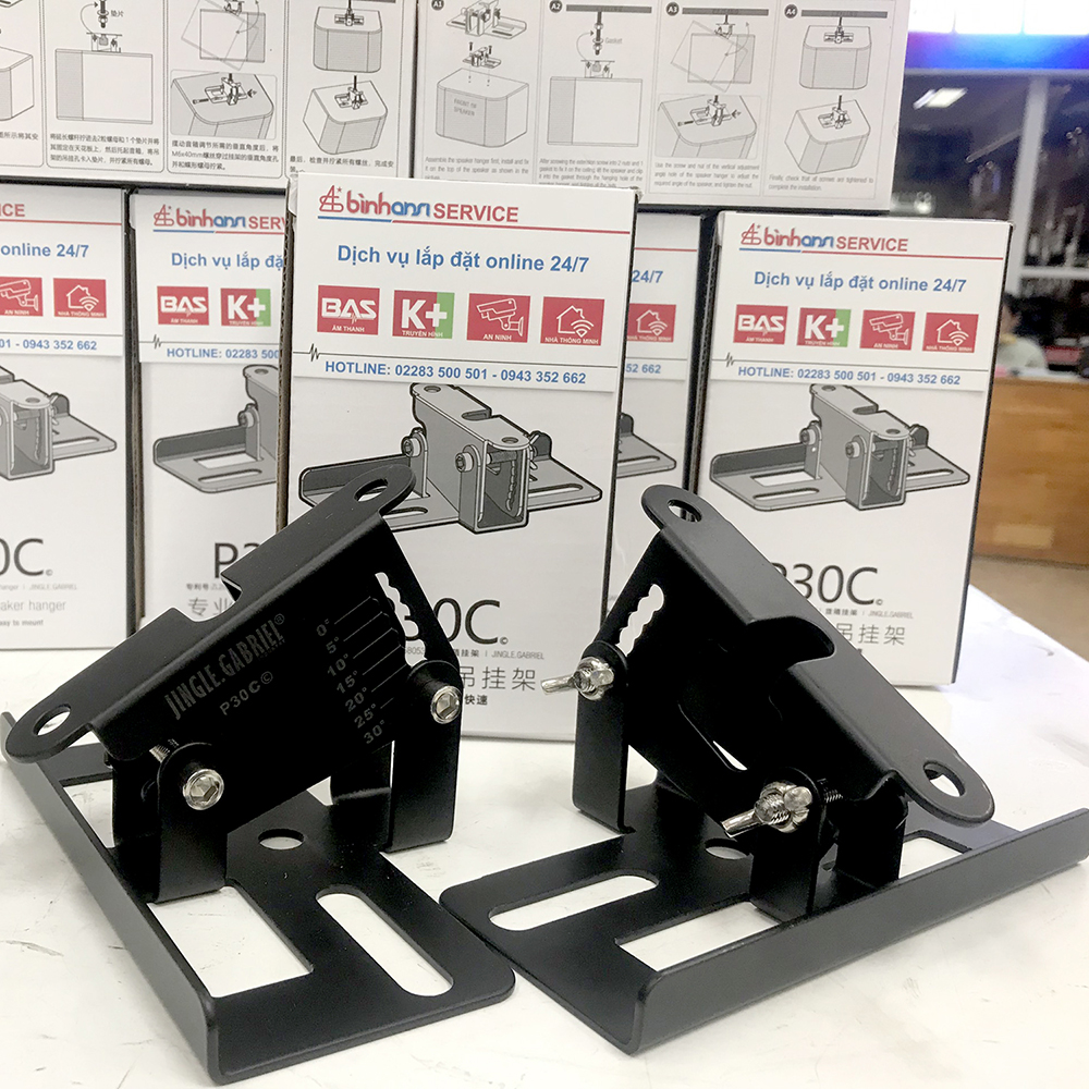 Giá treo loa, điều chỉnh đa góc, giá 1 đôi