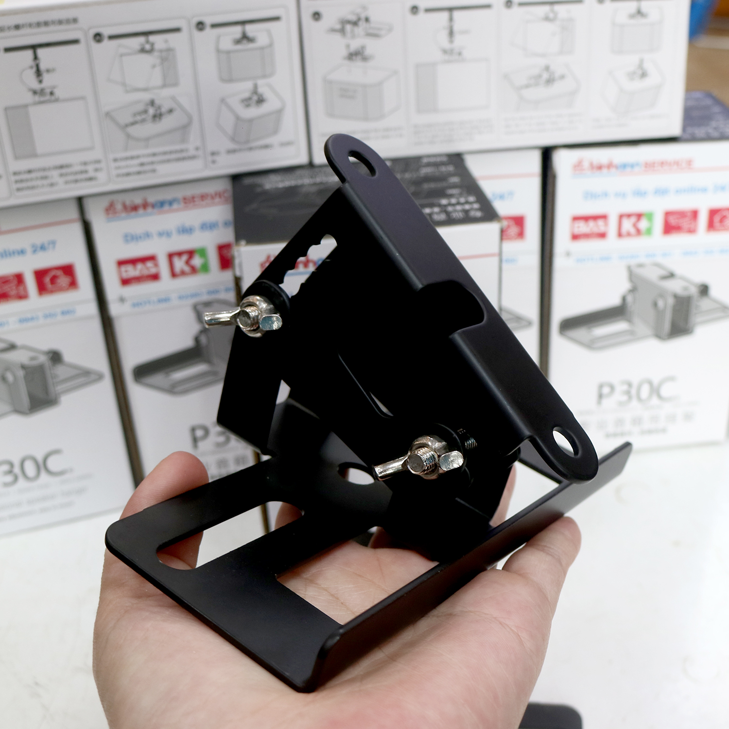 Giá treo loa, điều chỉnh đa góc, giá 1 đôi