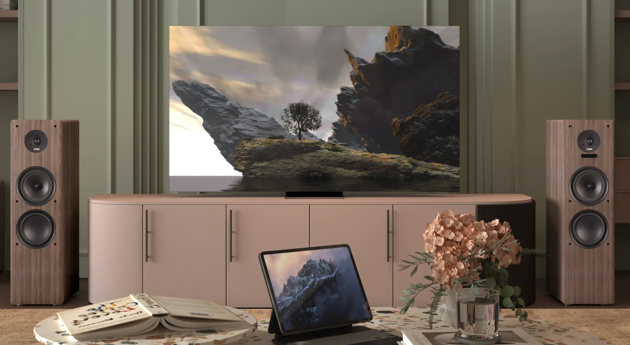 Dàn loa kadma BS66, bass 16cm, công suất 180Wx2, Bluetooth 5.3, optical, HDMI