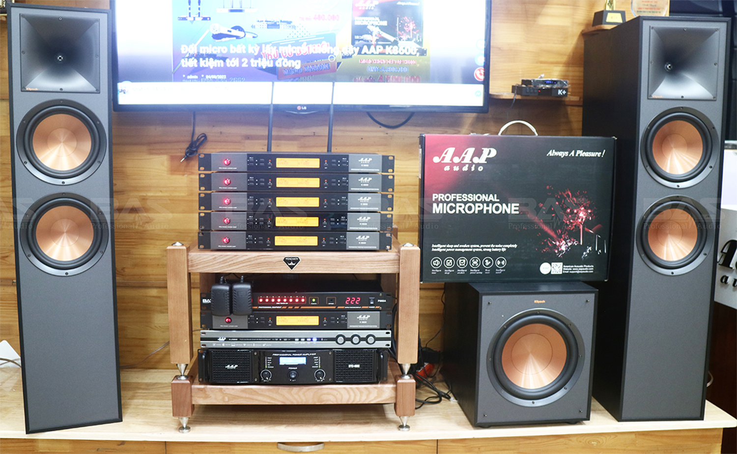 Kệ Audio gỗ sồi Venza. kệ để dàn âm thanh chất lượng giá tốt