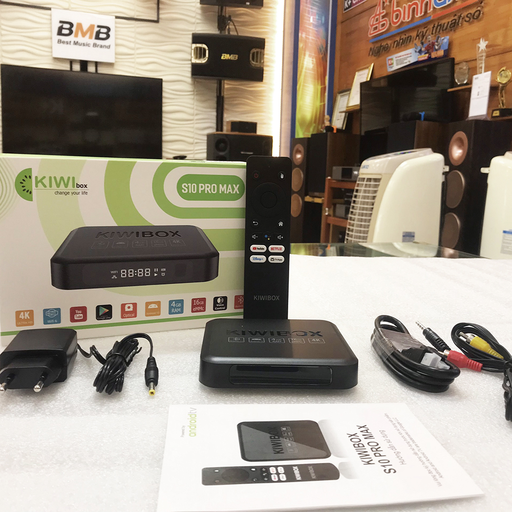 Android tivi box Kiwi S10PRO MAX
