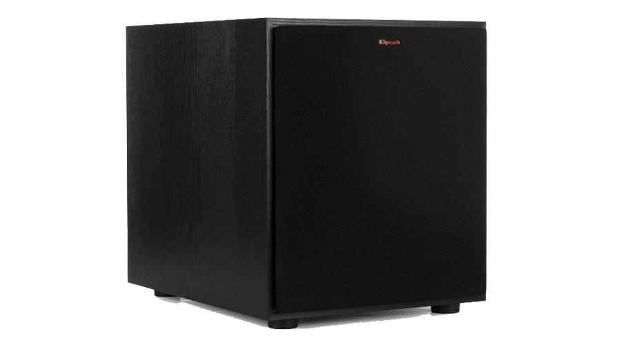 Sub Klipsch R 100SW, loa siêu trầm điện bass 25 dùng cho nghe nhạc, hát karaoke, xem phim