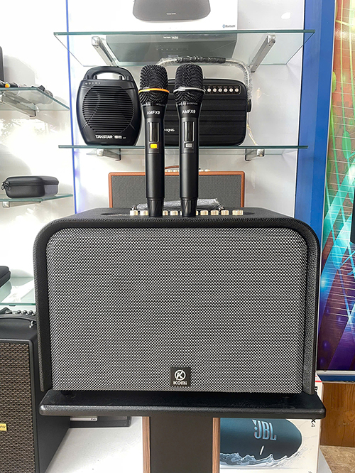 Loa di động Komi ENIGMA, Bass 25cm, công suất 350W