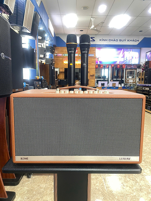 Loa di động KOMI LUXURY, bass 8", công suất 300W