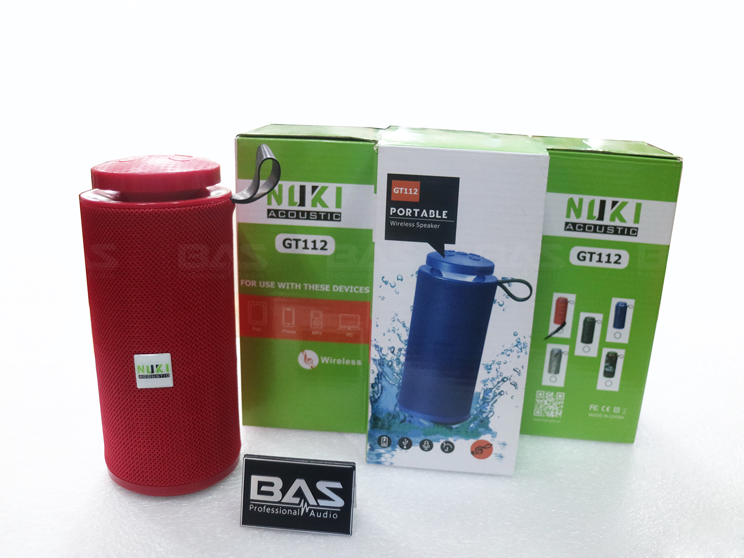 Loa bluetooth Nuki GT112, loa di động cầm tay gọn nhẹ