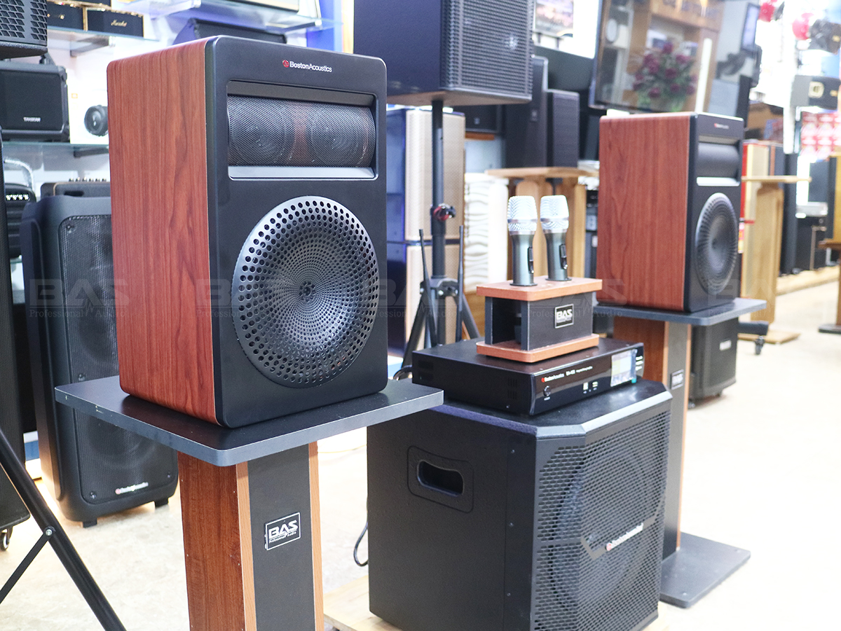 Loa Boston Acoustics MD208, loa bookshelf karaoke, nghe nhạc gia đình