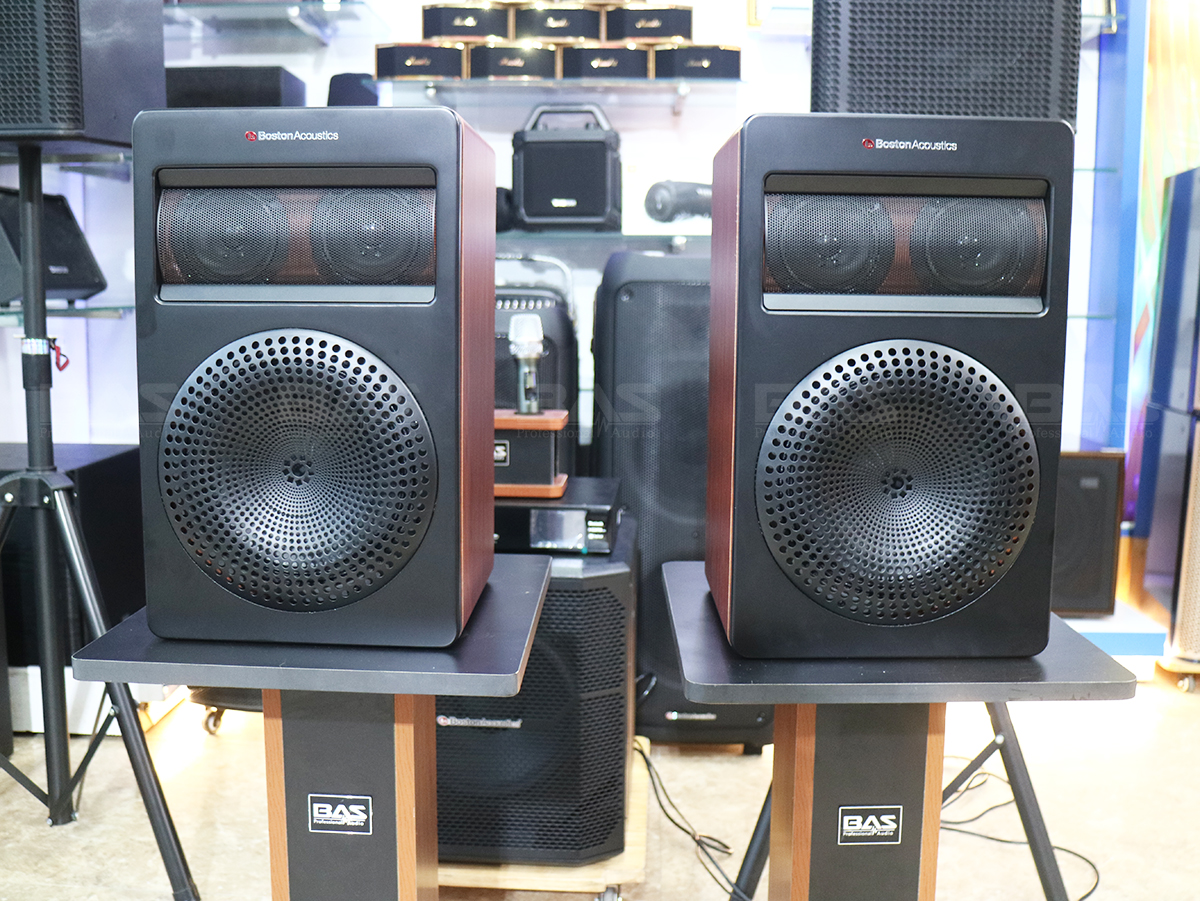 Loa Boston Acoustics MD208, loa bookshelf karaoke, nghe nhạc gia đình