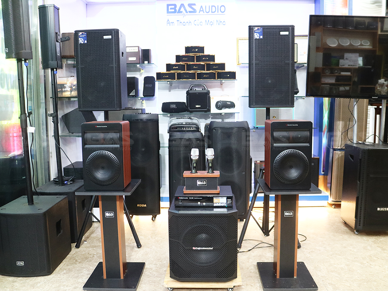 Loa Boston Acoustics MD208, loa bookshelf karaoke, nghe nhạc gia đình