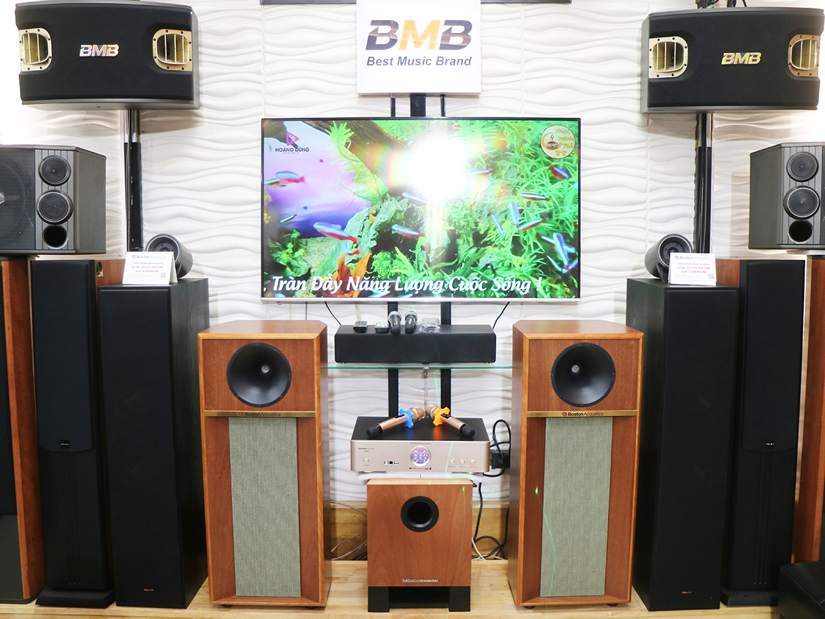 loa Boston Acoustics the Horn 1210, loa đứng karaoke, nghe nhạc