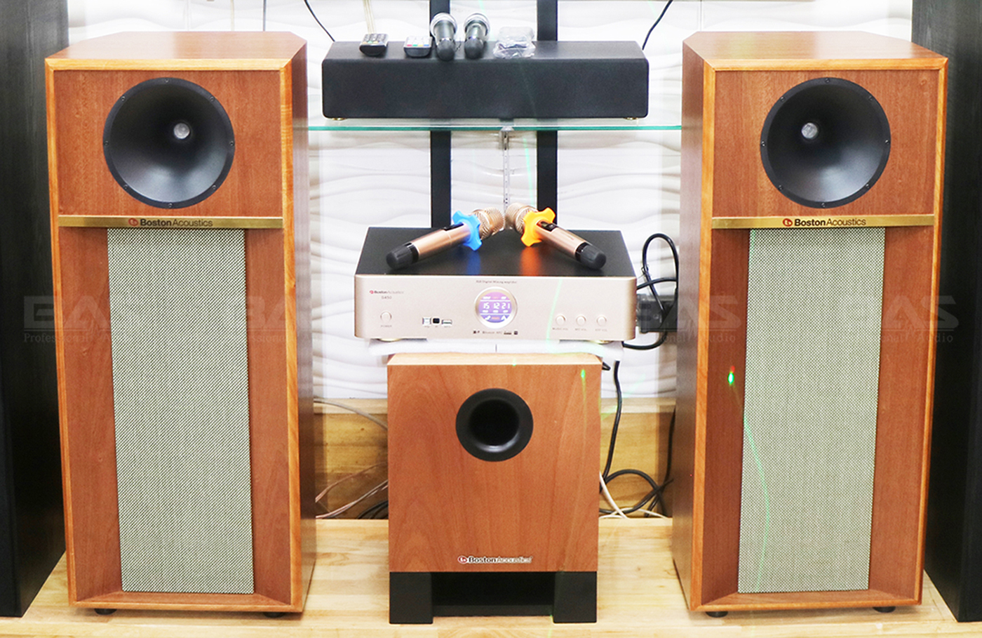 Công suất liền vang liền micro Boston Acoustic S450, ampli karaoke kỹ thuật số