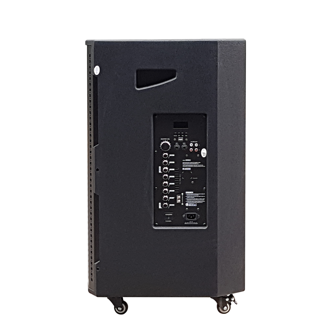 Loa kéo Bluzek BZ68LG, Loa karaoke di động bass 40cm kèm hai micro không dây