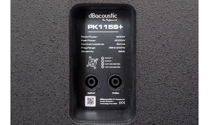 Loa sub hơi dBacoustic PK115S+, loa siêu trầm bass 40