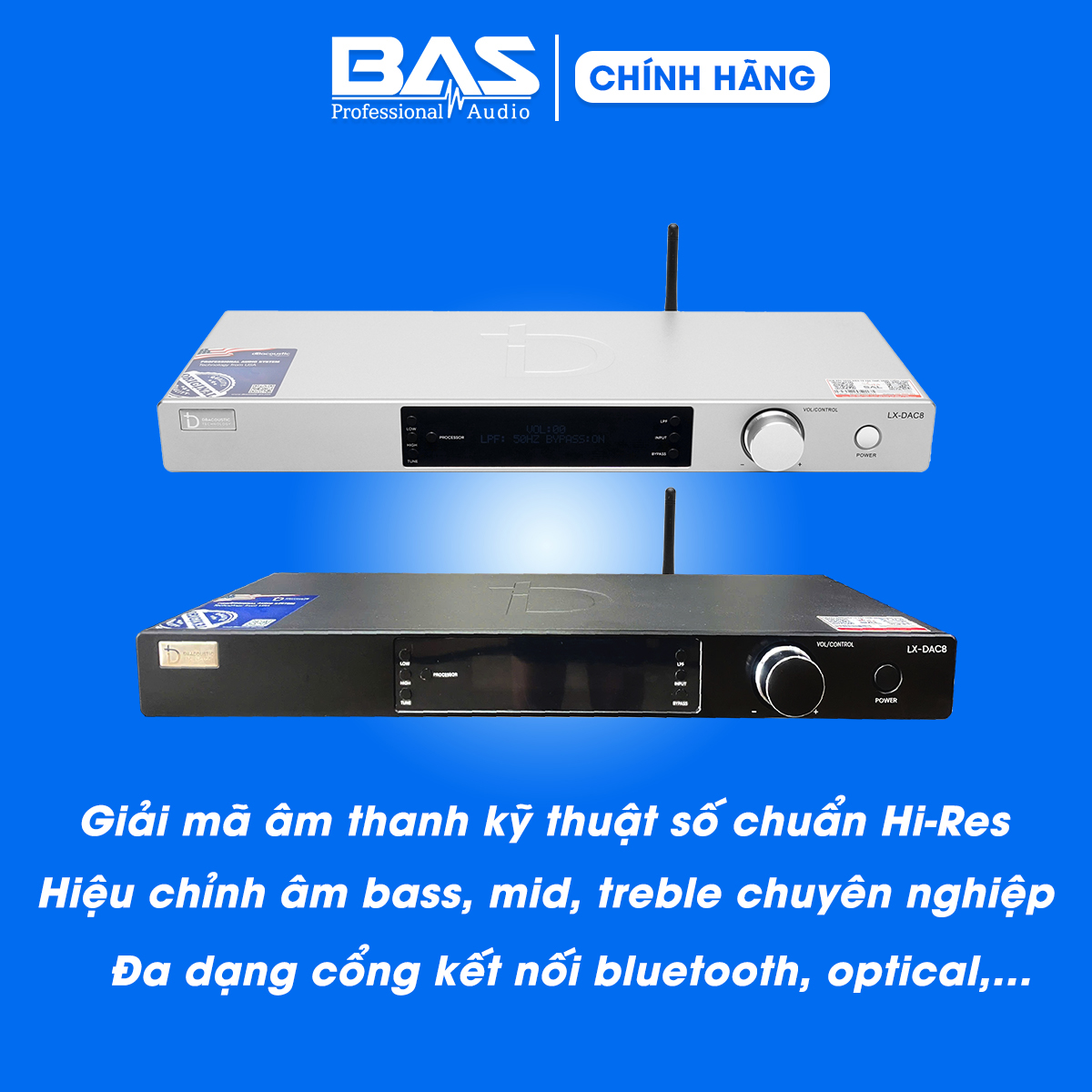 Bộ giải mã tích hợp nâng tiếng số dBacoustic LX DAC8 Premium