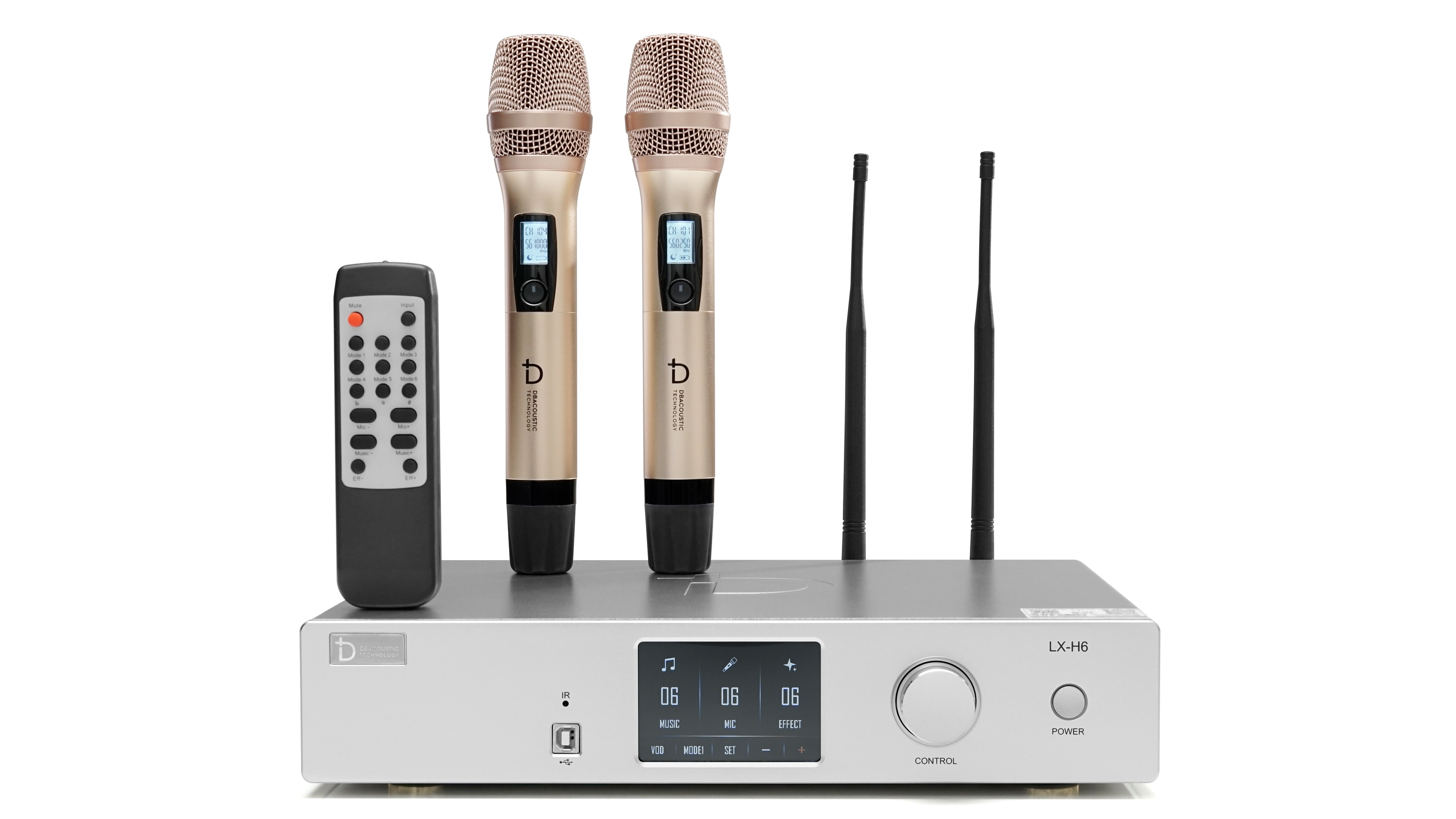 Công suất liền vang liền micro không dây dBacoustic LX H6