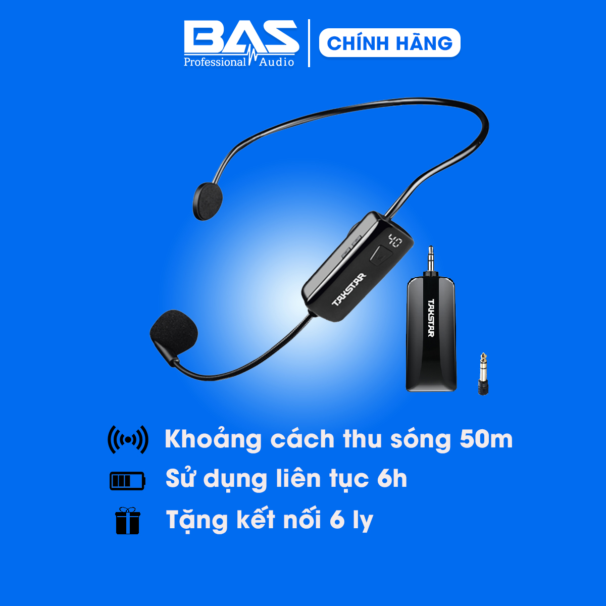 Mic trợ giảng không dây Takstar HM 200W
