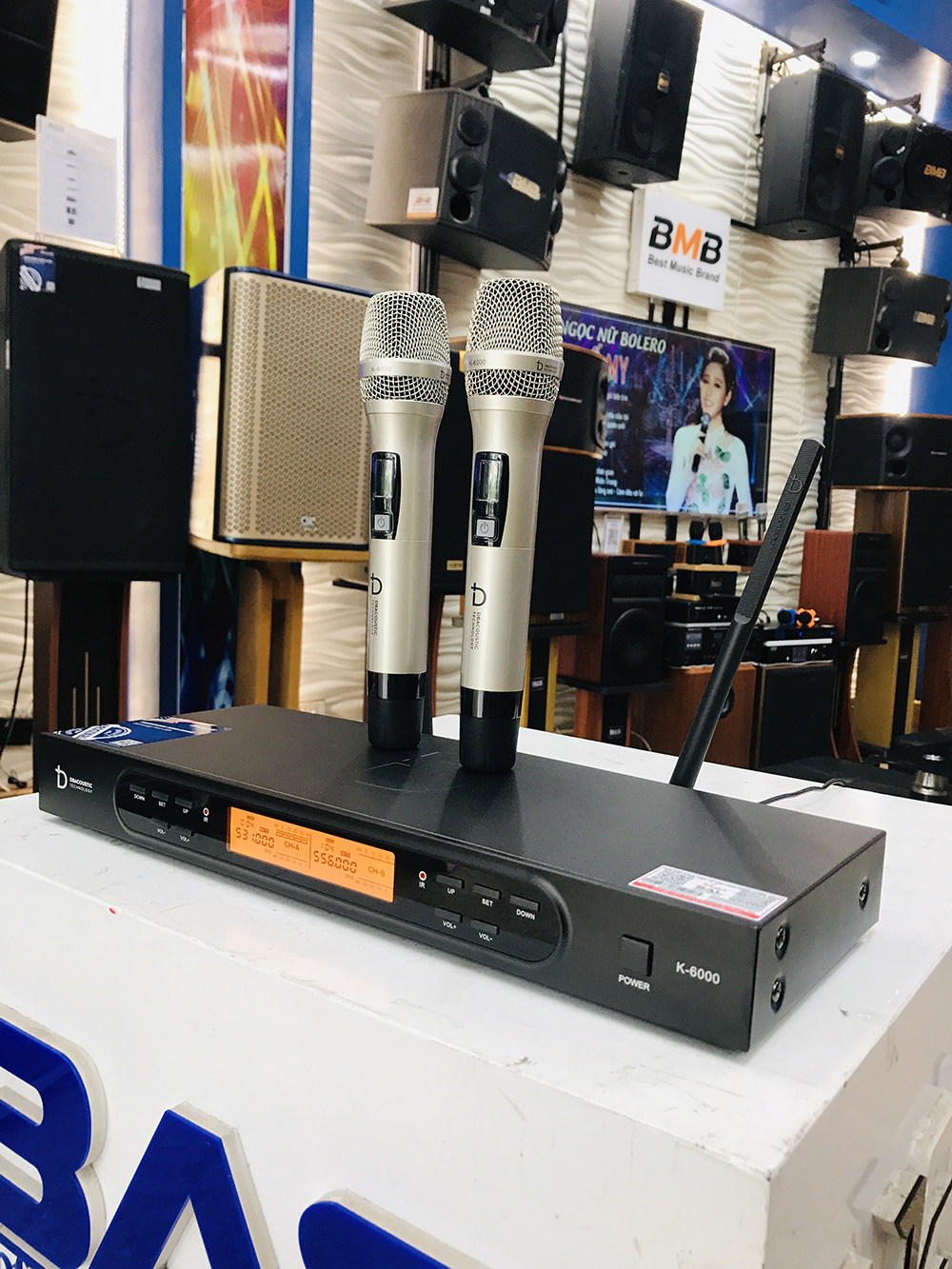 Micro không dây dBacoustic K6000, mic hát karaoke không dây, hội trường