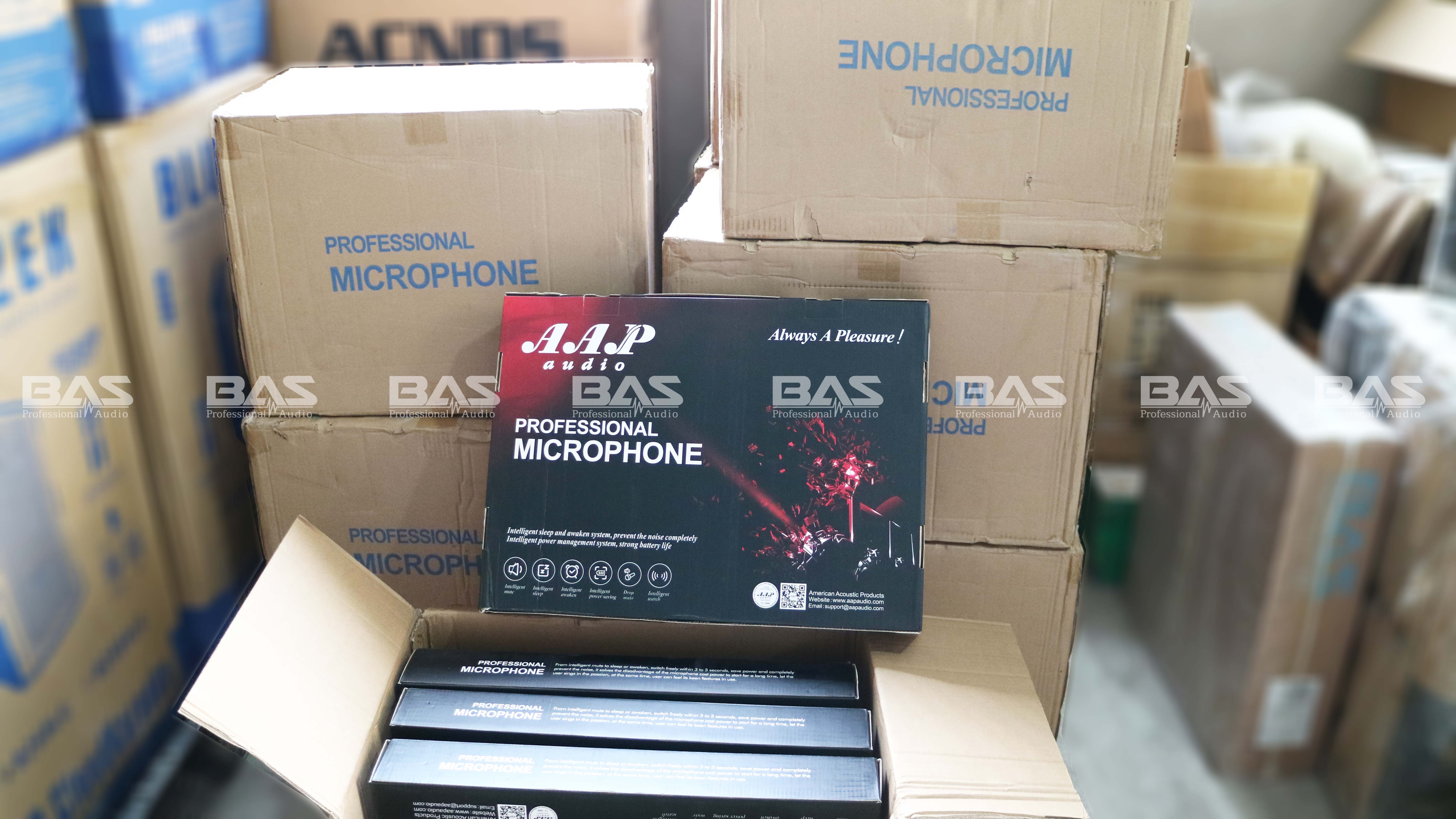 Micro không dây AAP K8600, mic hát karaoke chuyên nghiệp