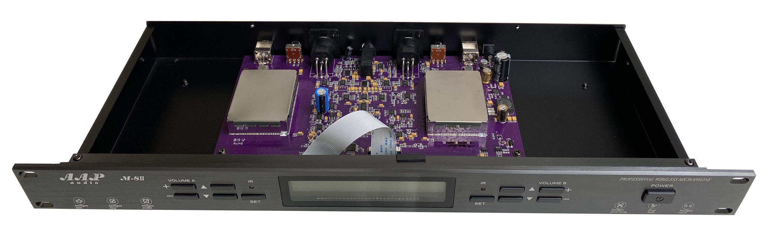 Micro AAP Audio M 8II, mic karaoke không dây cao cấp