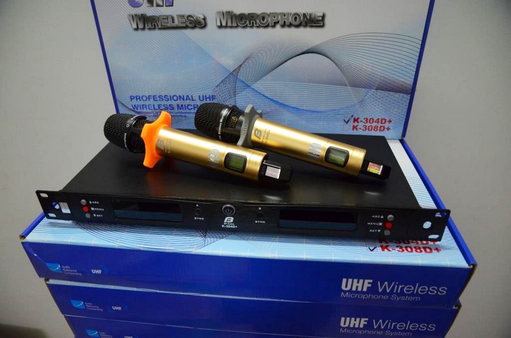 Micro karaoke không dây BF Audio K304D+