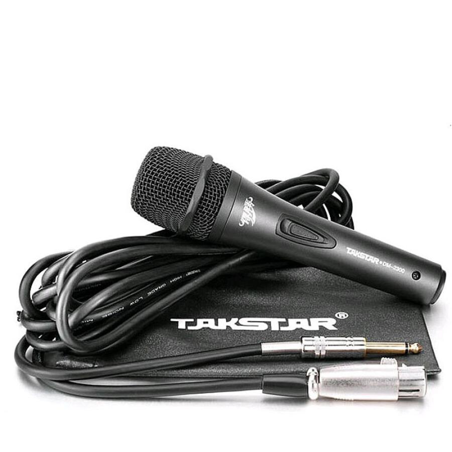 Micro Takstar DM 2300 - mic có dây hát karaoke chuyên nghiệp
