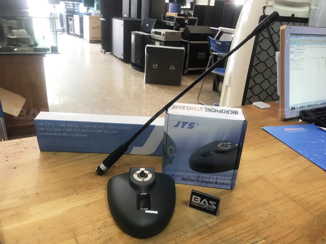 Micro JTS GM-5212L/ST-5030, mic cổ ngỗng dành cho hội nghị hội thảo