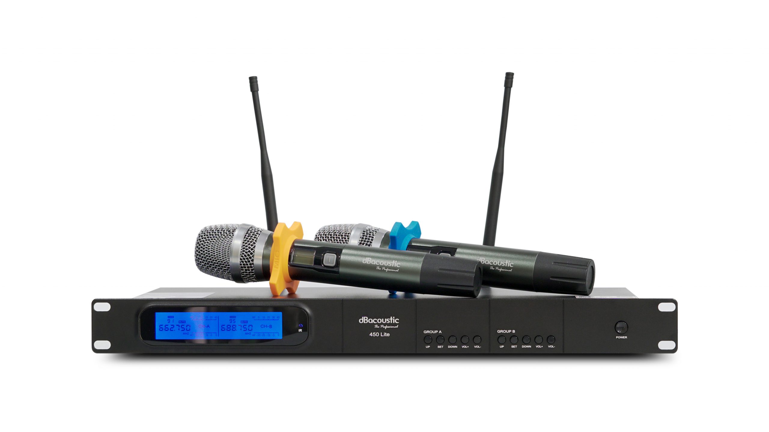 Micro dBacoustic 450 Lite, mic karaoke không dây cho dàn âm thanh gia đình