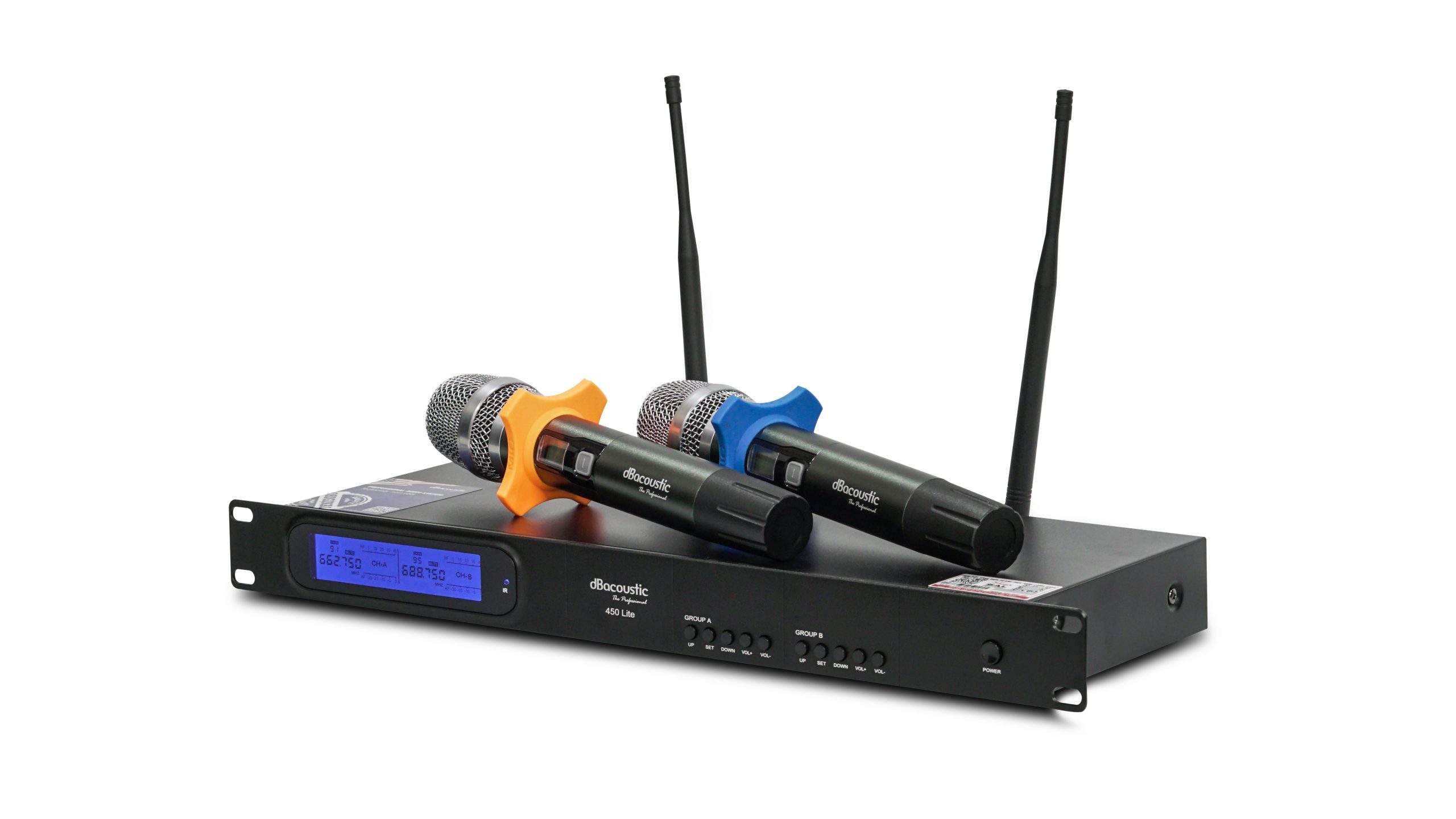 Micro dBacoustic 450 Lite, mic karaoke không dây cho dàn âm thanh gia đình