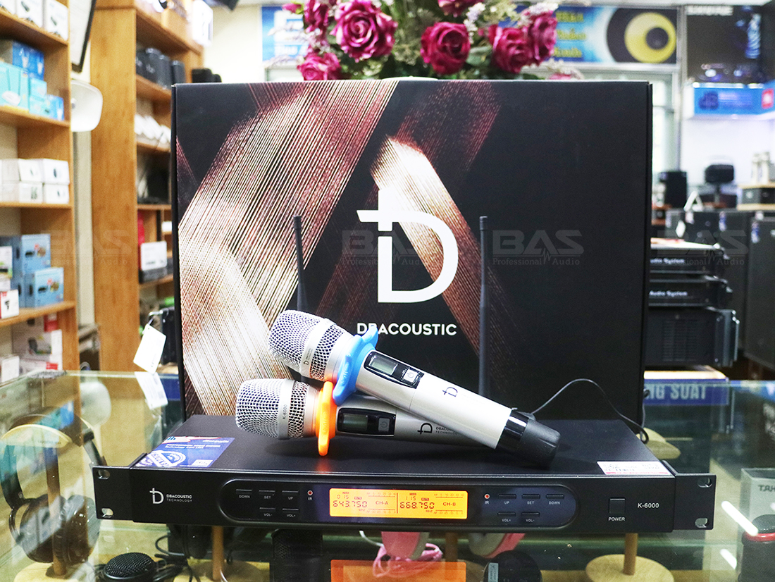 Micro không dây dBacoustic K6000, mic hát karaoke không dây, hội trường
