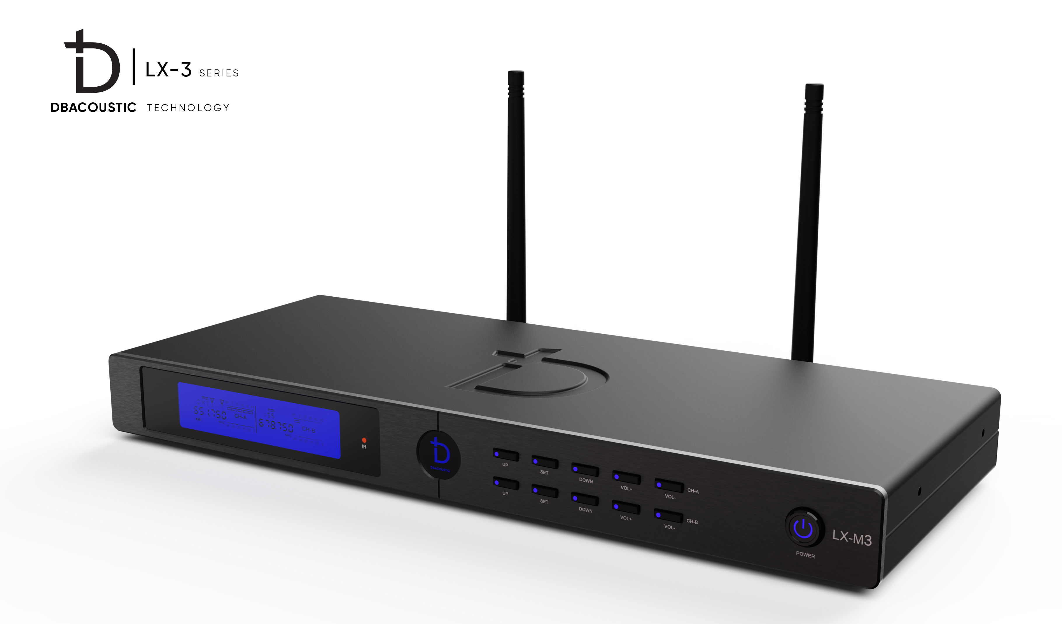 Micro Dbacoustic LX M3, mic không dây cho dàn âm thanh karaoke cao cấp