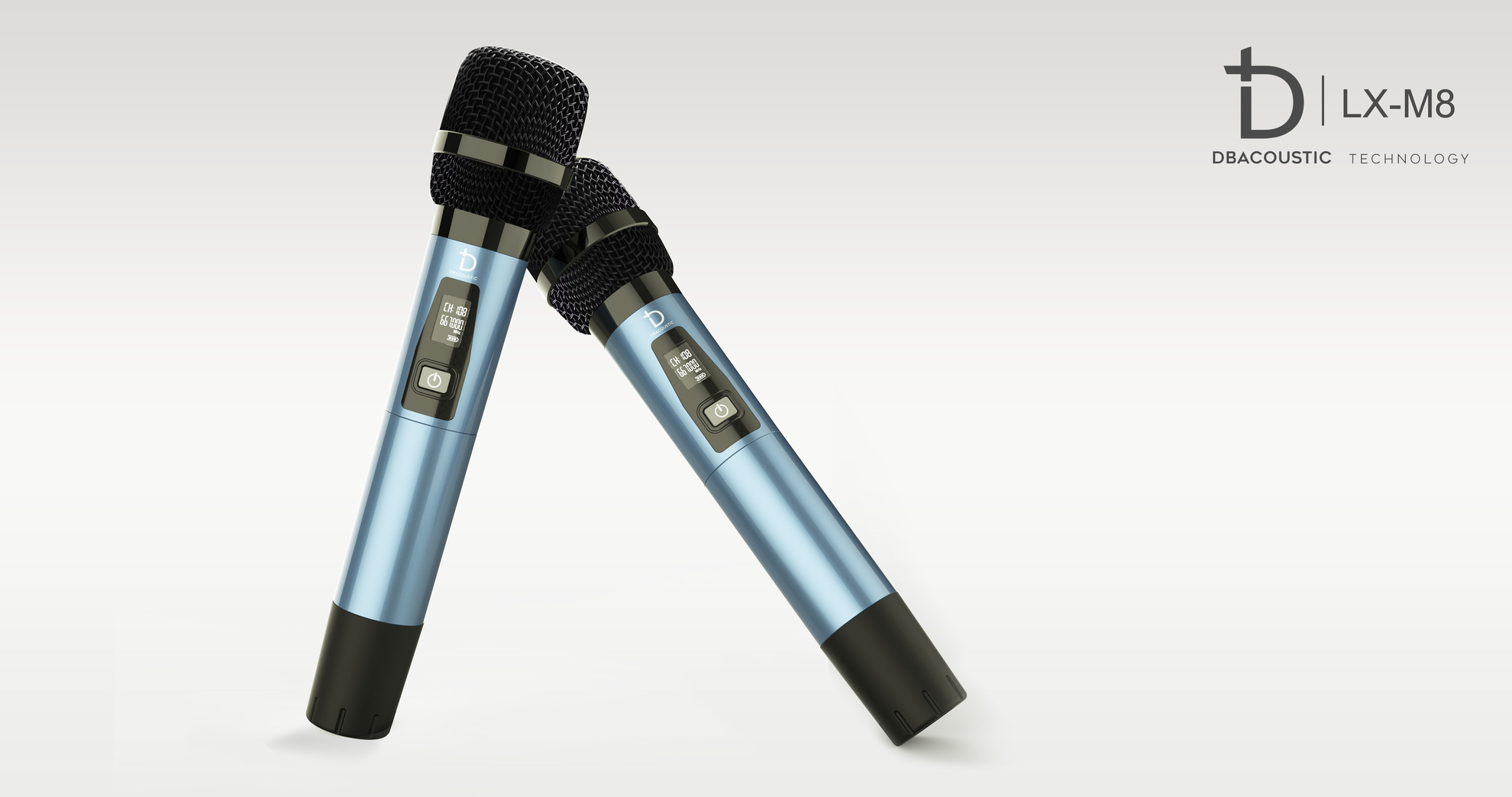 Micro DBacoustic LX M8, mic karaoke không dây dành cho dàn âm thanh chuyên nghiệp