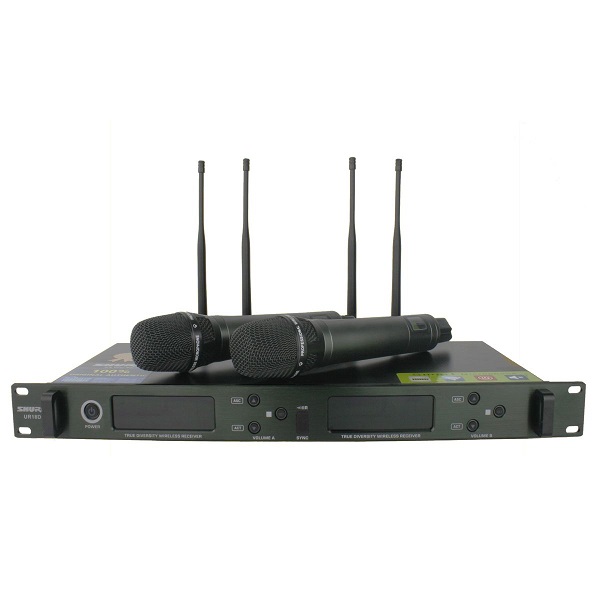 micro không dây shure UR18D, mic hát dành cho dàn âm thanh chuyên nghiệp