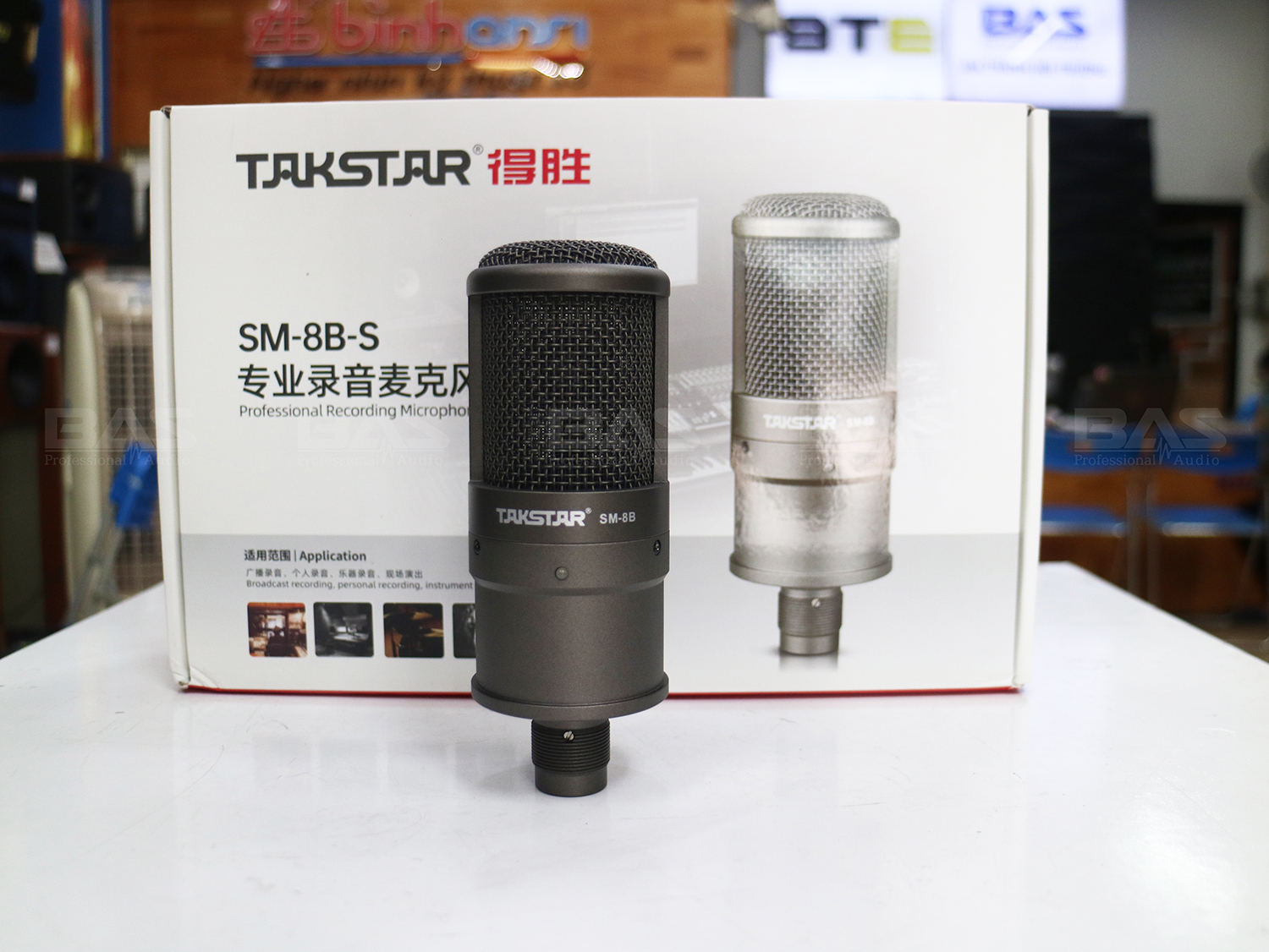 Micro thu âm, livestream Takstar SM 8B S