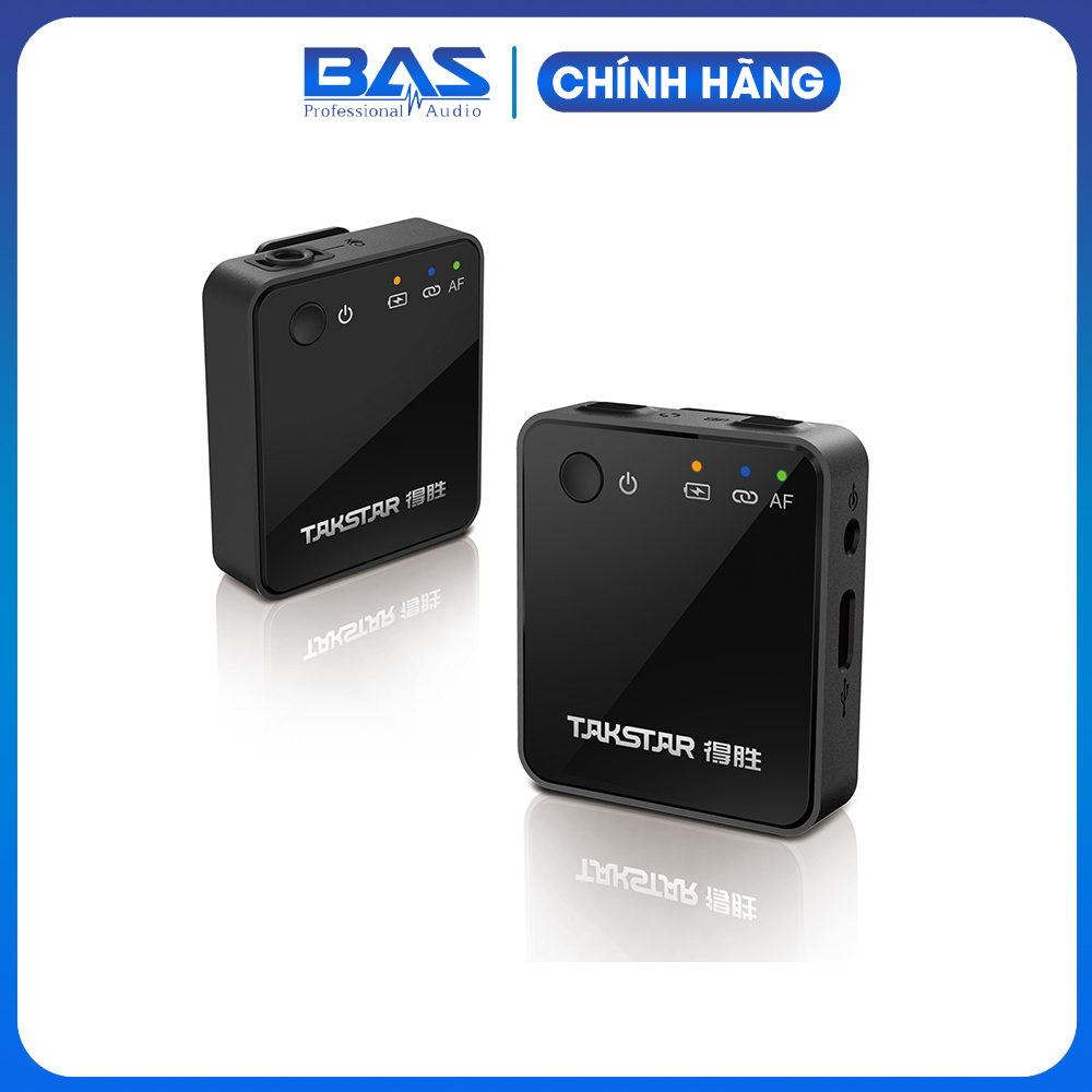 Micro thu âm cài áo Takstar V1, mic ghi âm lọc tạp âm không dây
