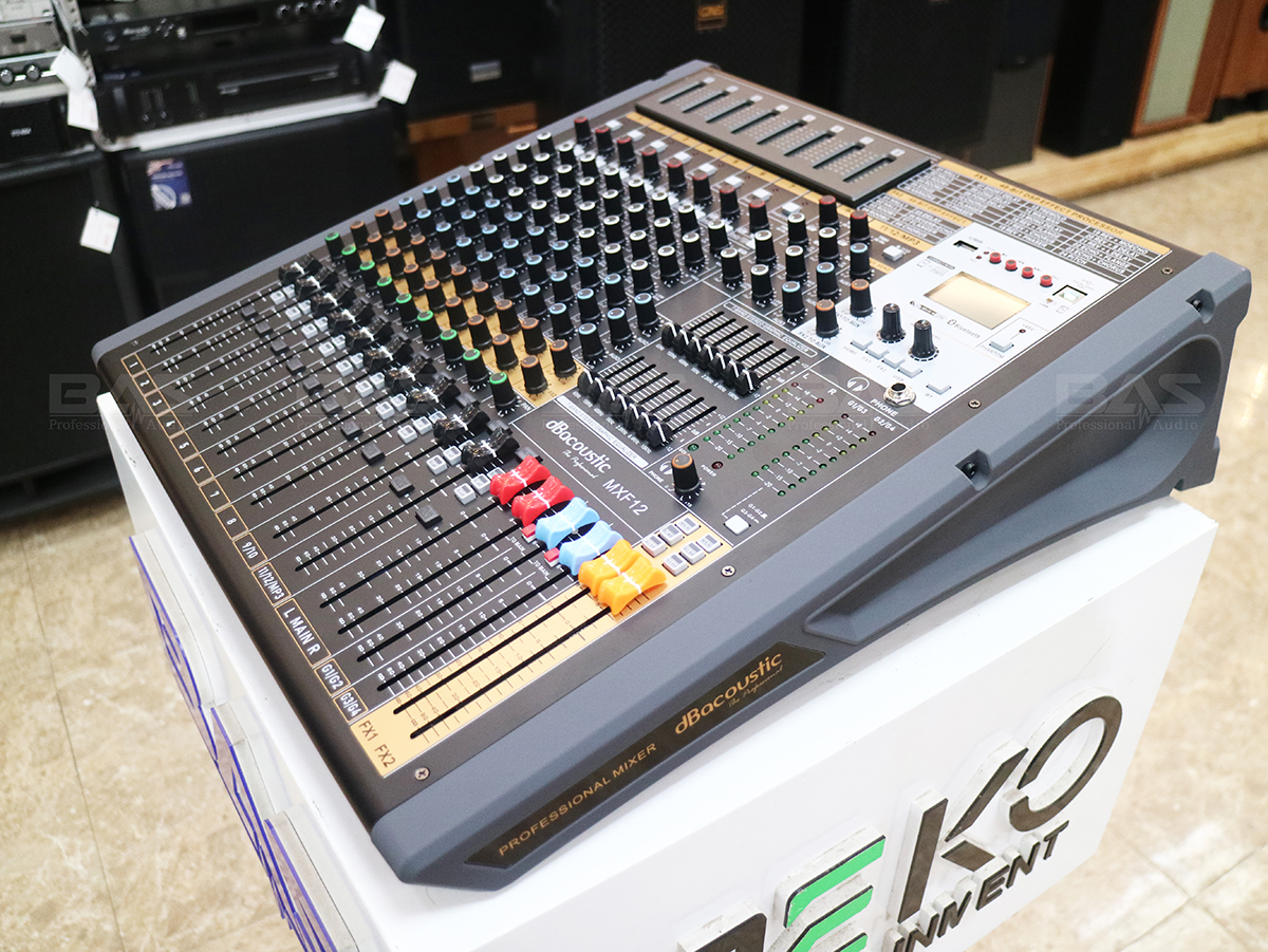 Mixer dBacoustic MFX12, mixer digital cho dàn âm thanh chuyên nghiệp