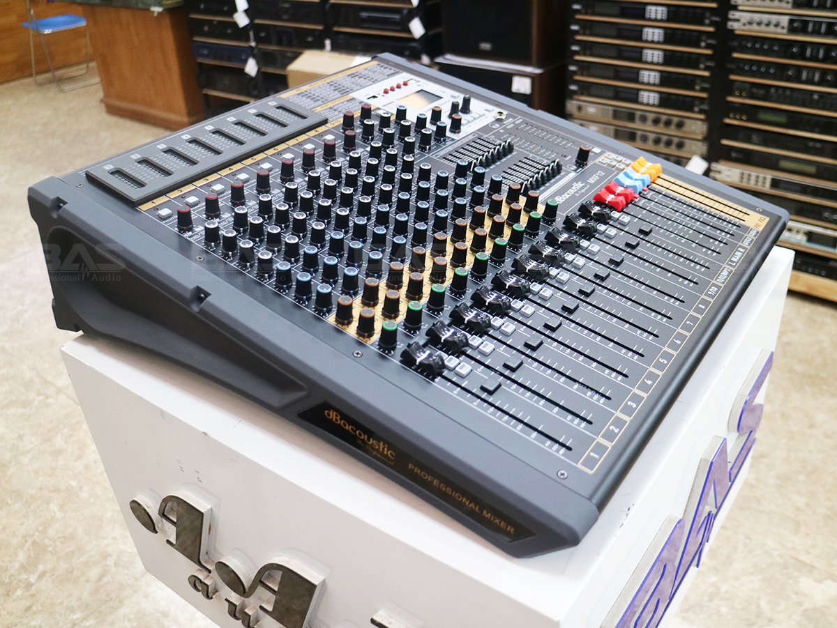 Mixer dBacoustic MFX12, mixer digital cho dàn âm thanh chuyên nghiệp