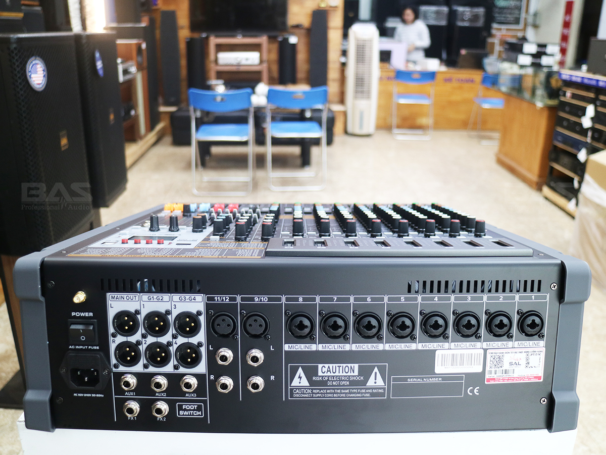 Mixer dBacoustic MFX12, mixer digital cho dàn âm thanh chuyên nghiệp