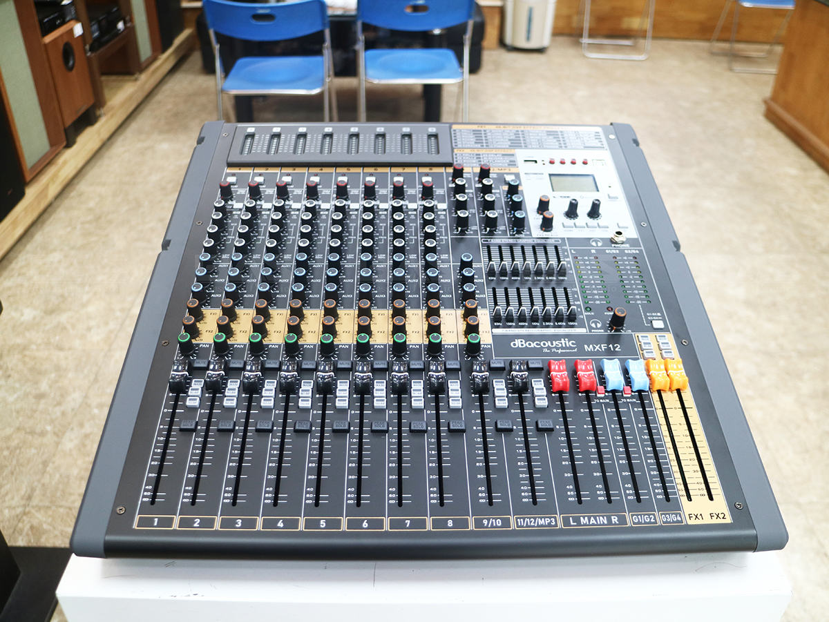 Mixer dBacoustic MFX12, mixer digital cho dàn âm thanh chuyên nghiệp