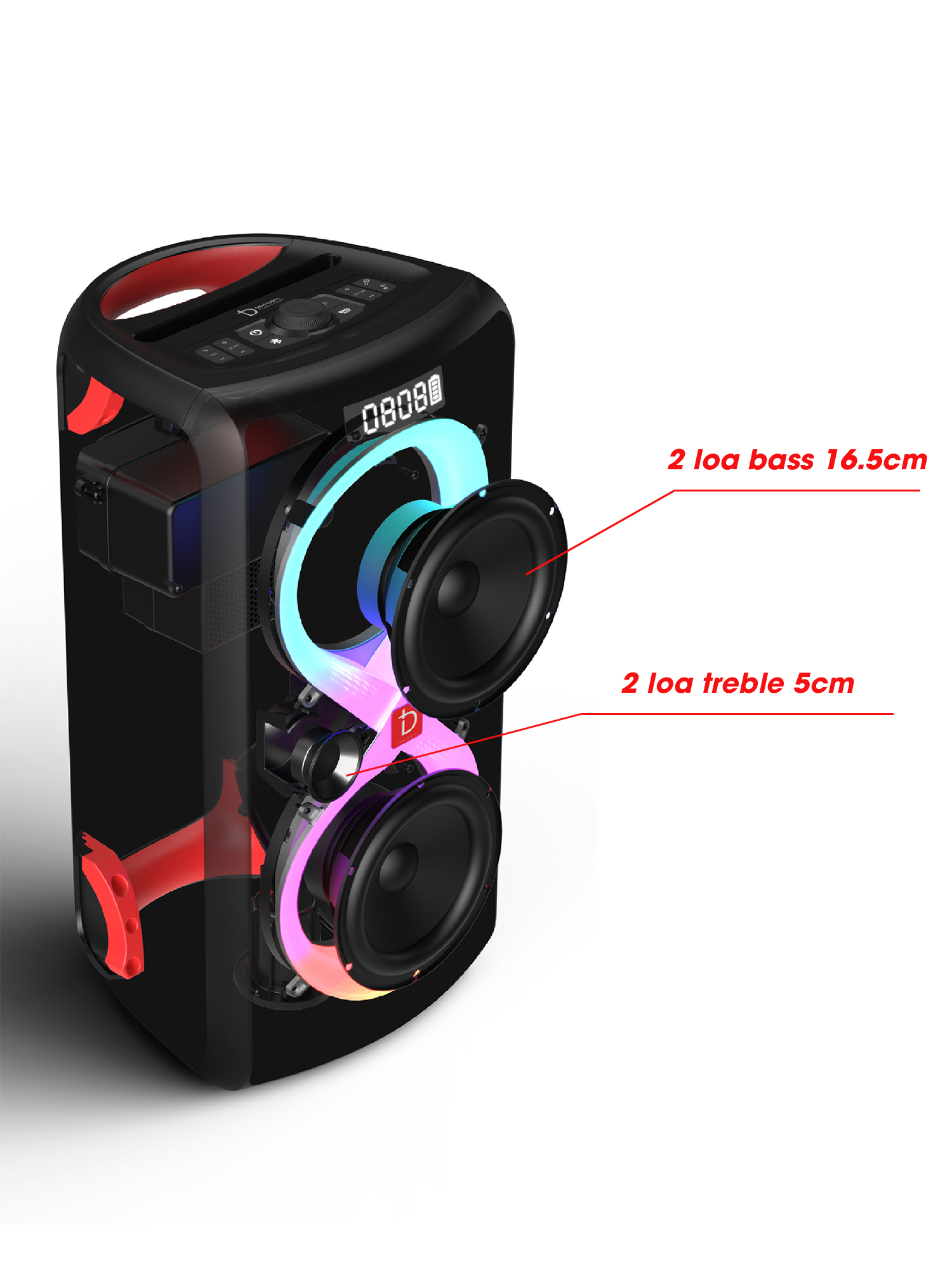 Loa di động, loa bluetooth dBacoustic Infinity 110Plus Premium