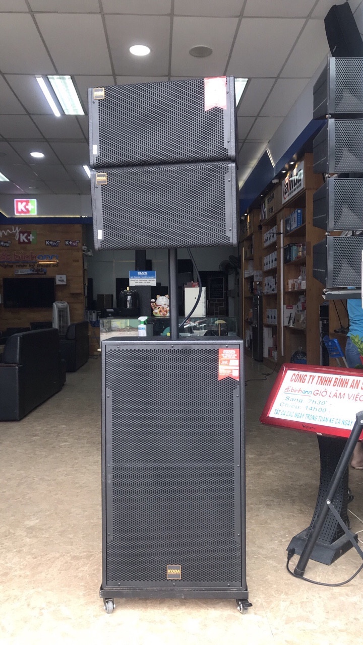 Set loa Array active KODA KDP 2510 kèm sub KDP 2515