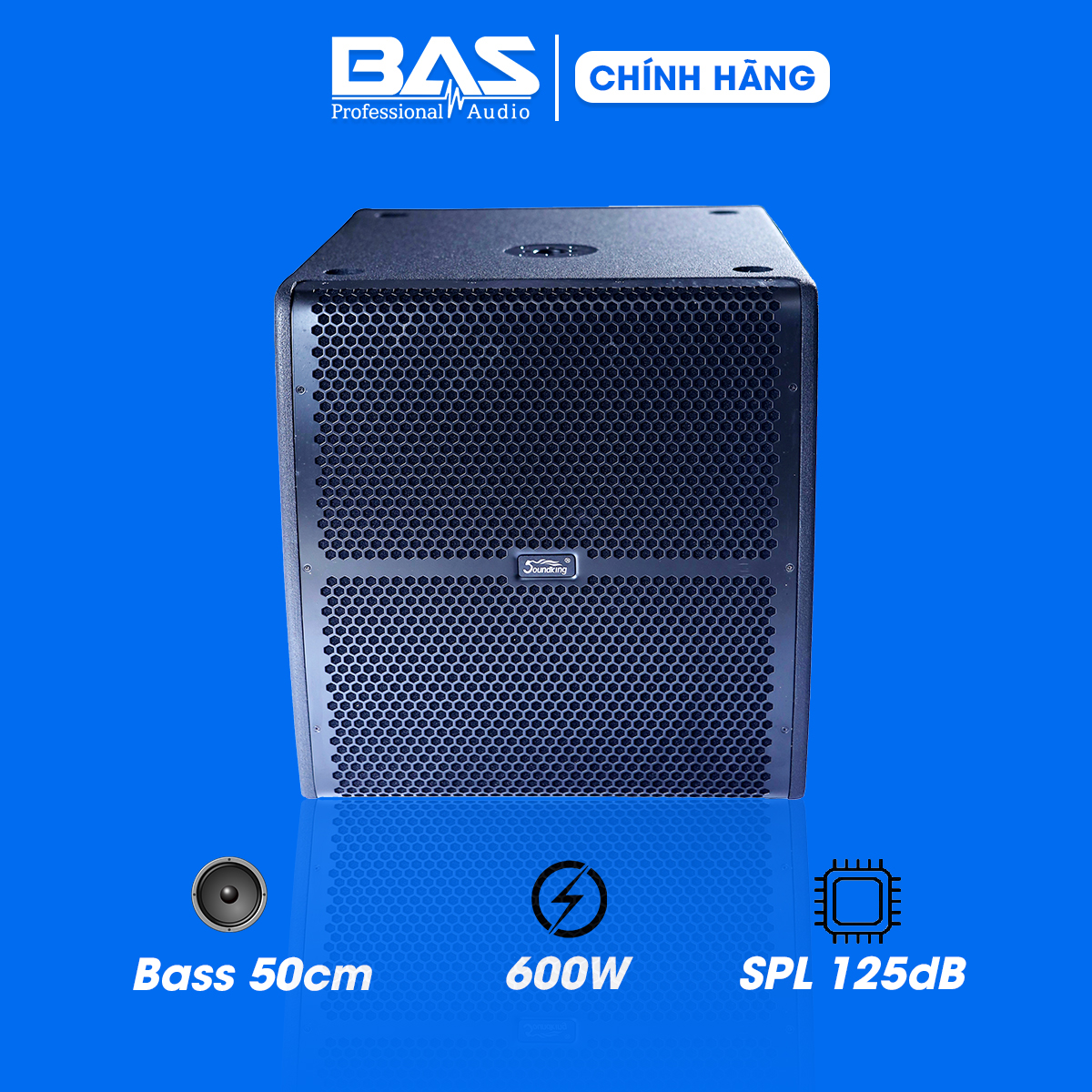 Loa sub Soundking K18S, sub đơn 5 tấc công suất 600W