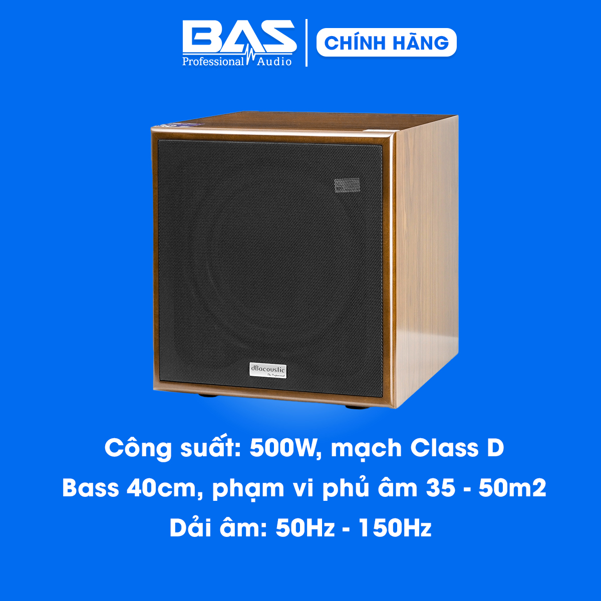 Sub điện dBacustic KS315SA, loa siêu trầm điện bass 40