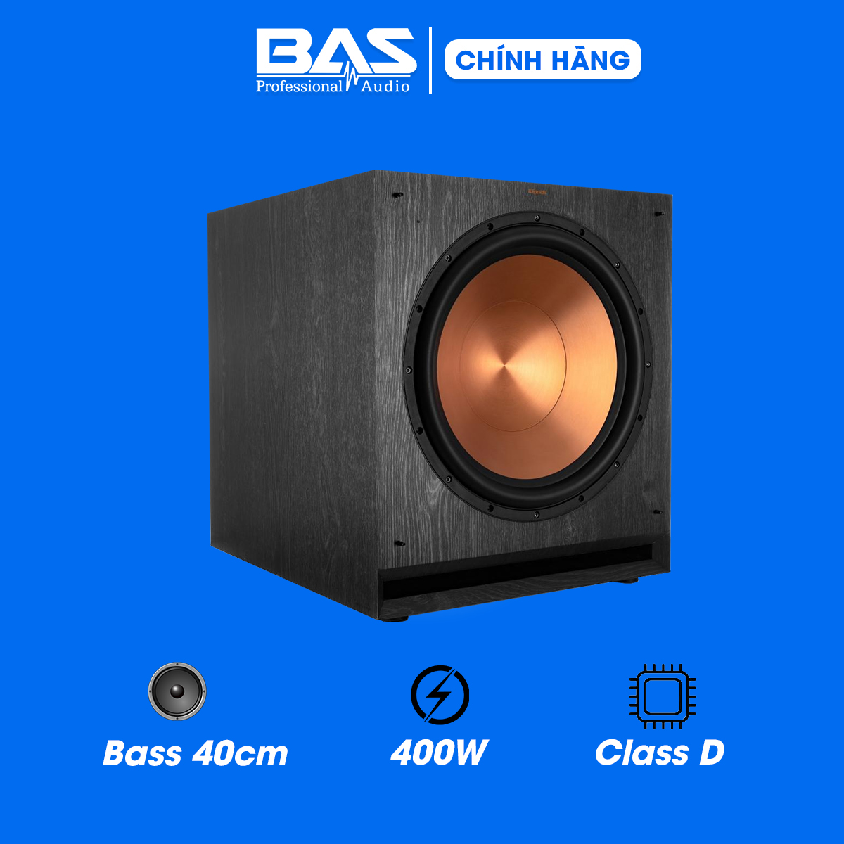 Loa siêu trầm Klipsch SPL 150, loa siêu trầm điện bass 40 công suất 400W