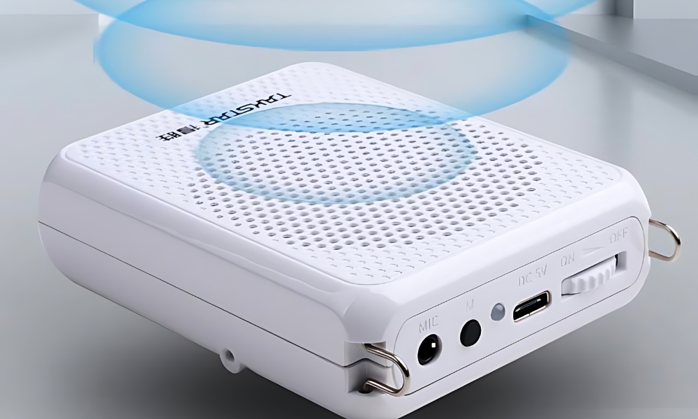 Máy trợ giảng Takstar E126W, công suất 8W, dung lượng 8000mAh, thời hạn sử dụng 8h