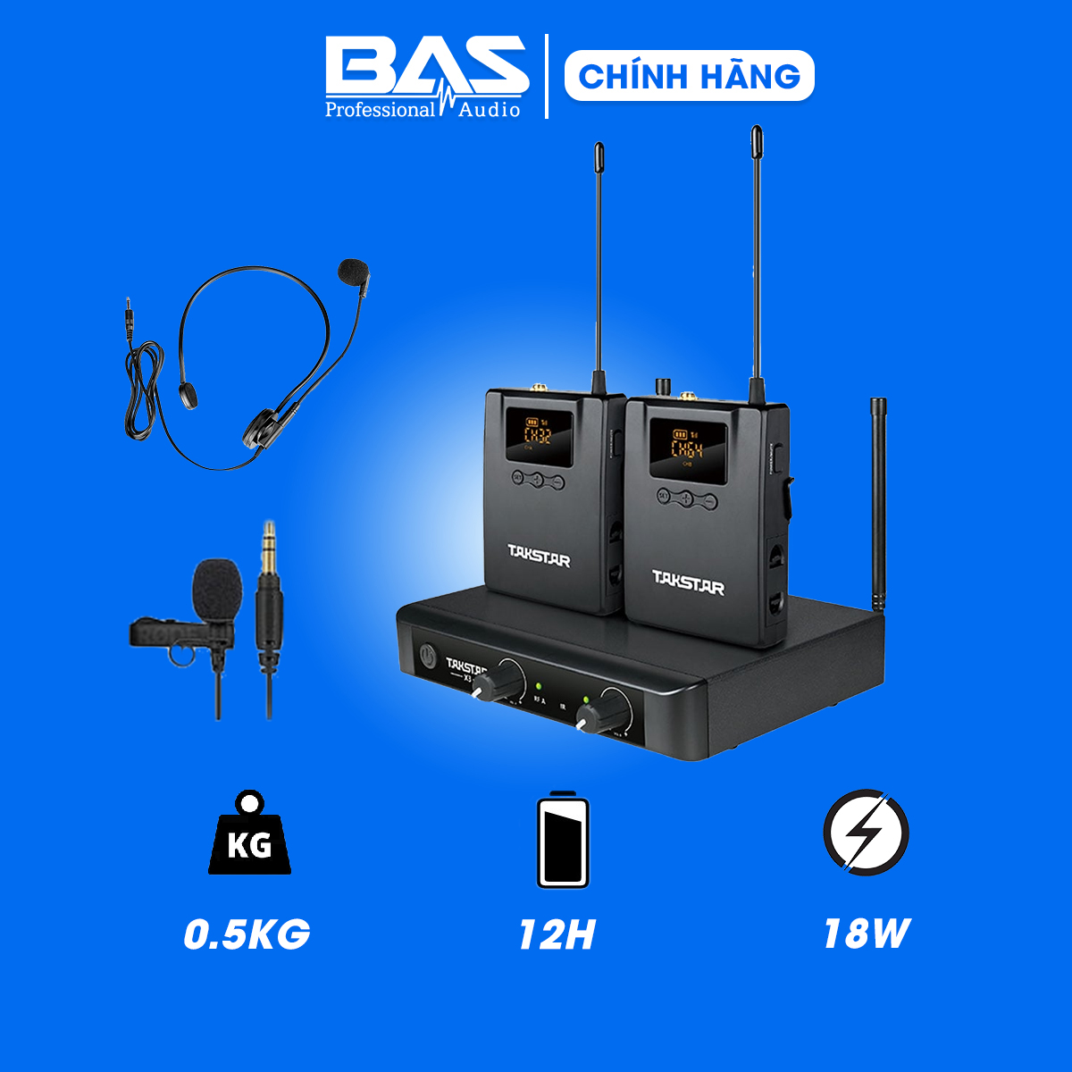 Micro cài áo không dây Takstar X3PP