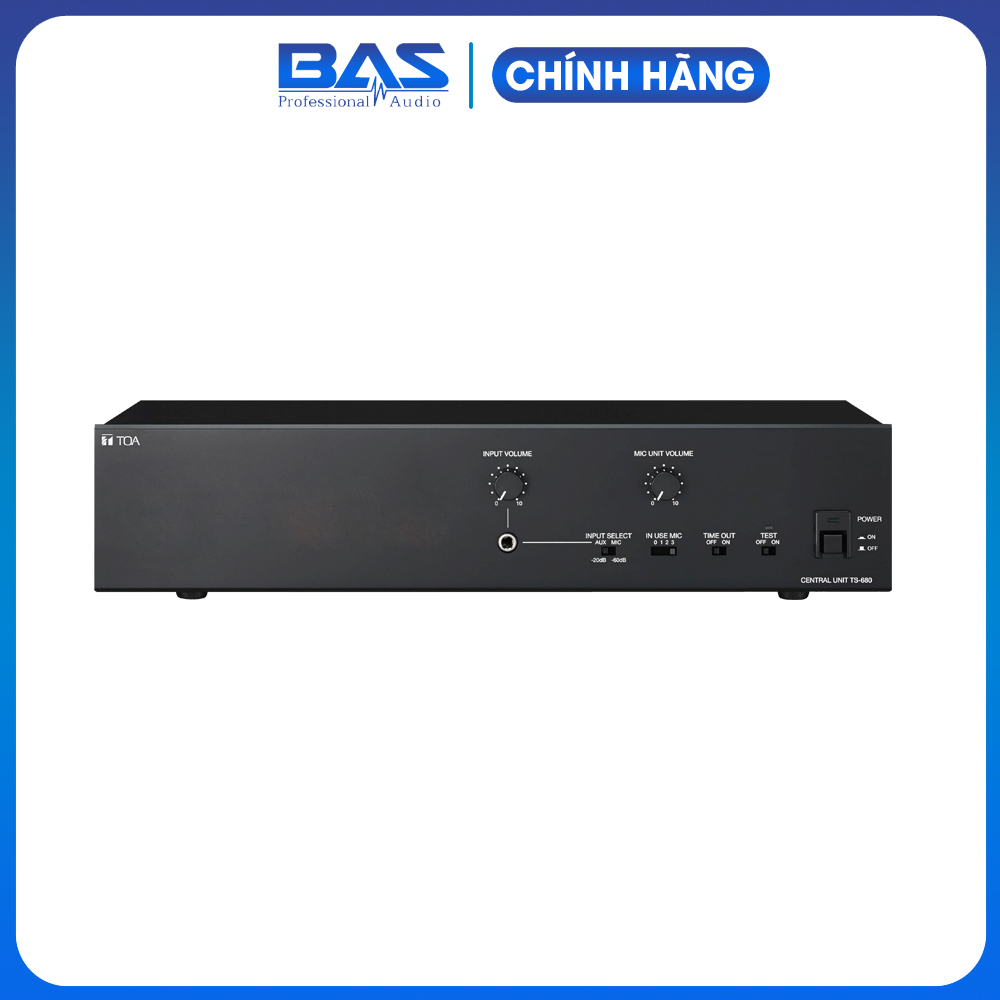 Amply trung tâm dựng cho hội thảo TOA TS-680