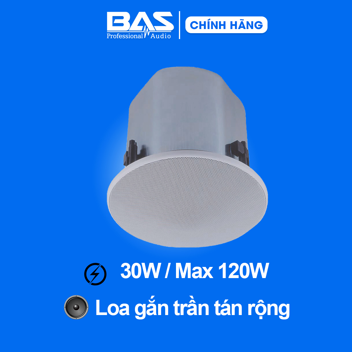 Loa âm trần tán rộng TOA F-2352C, công suất 30W