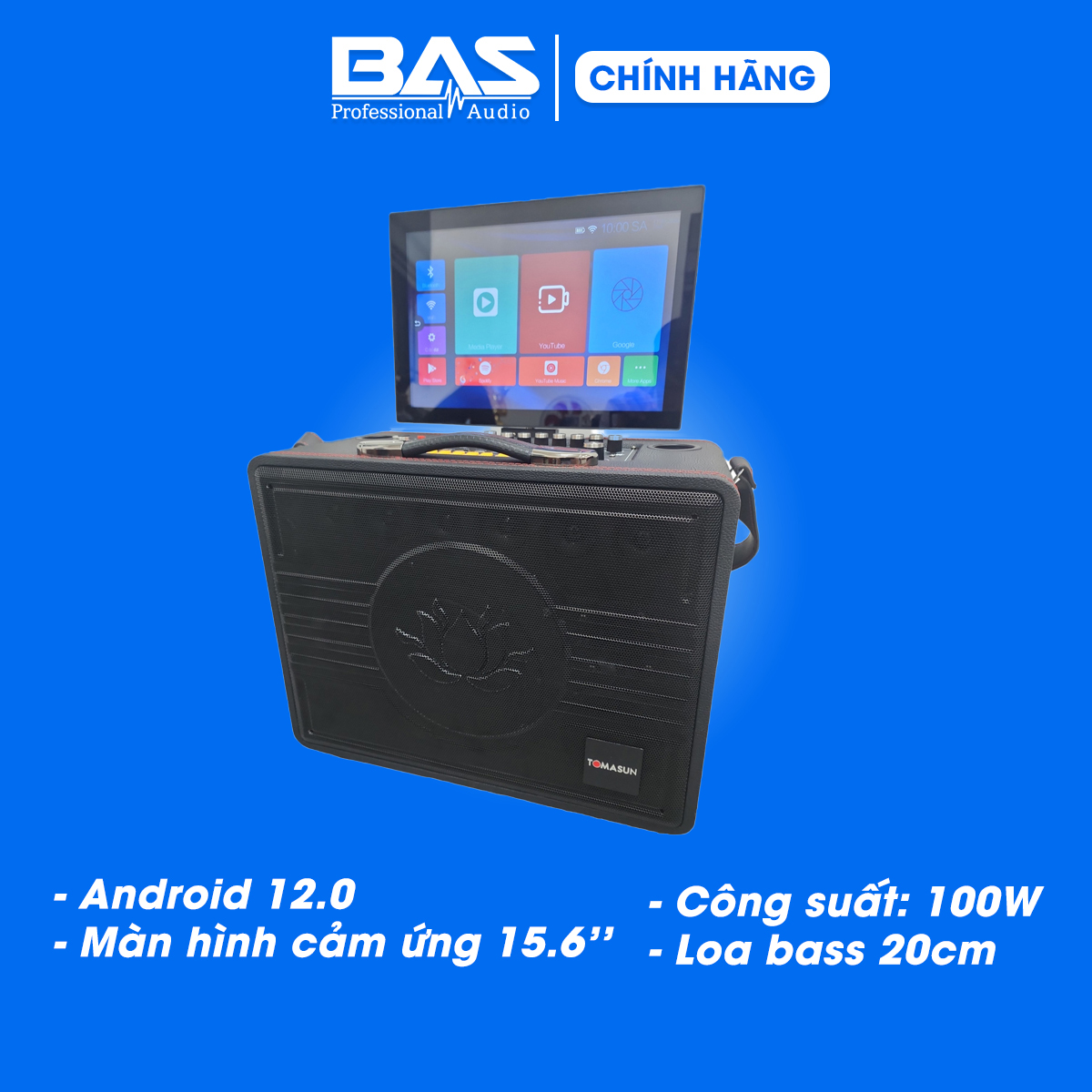 Loa xách tay liền màn hình Tomasun TMS A-85