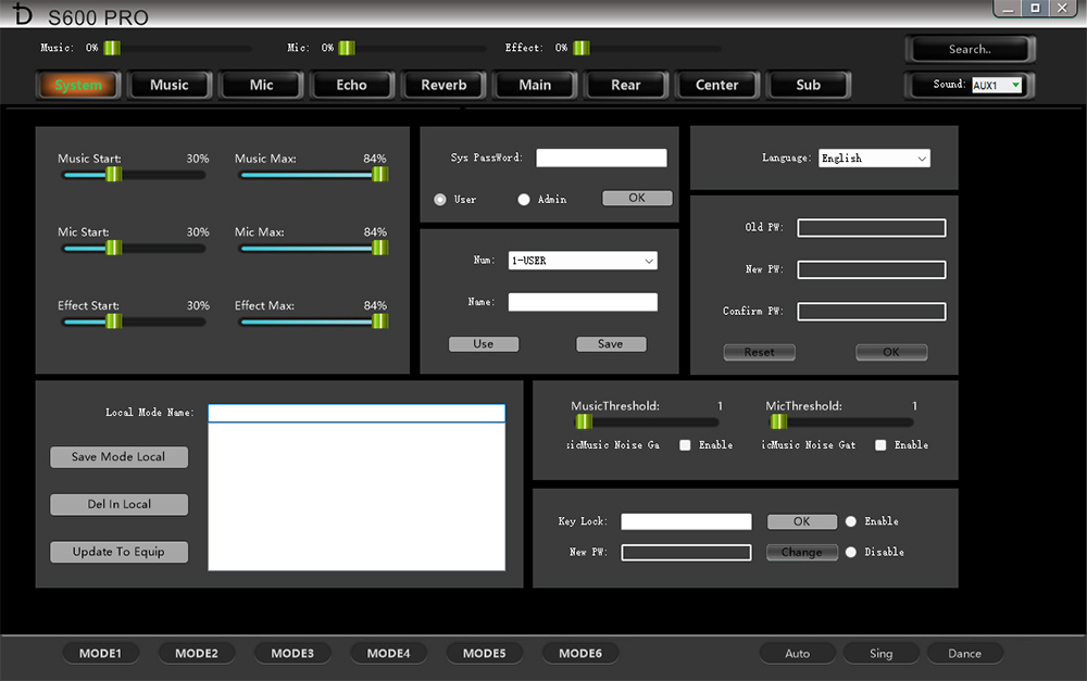 Vang số dBacoustic S600PRO