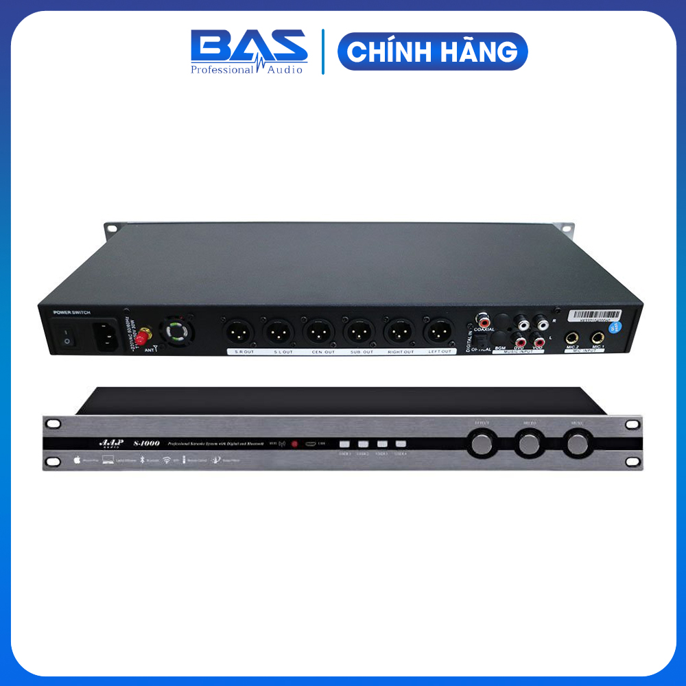 Vang số AAP Audio S1000, Mixer Karaoke kỹ thuật số AAP audio - S 1000