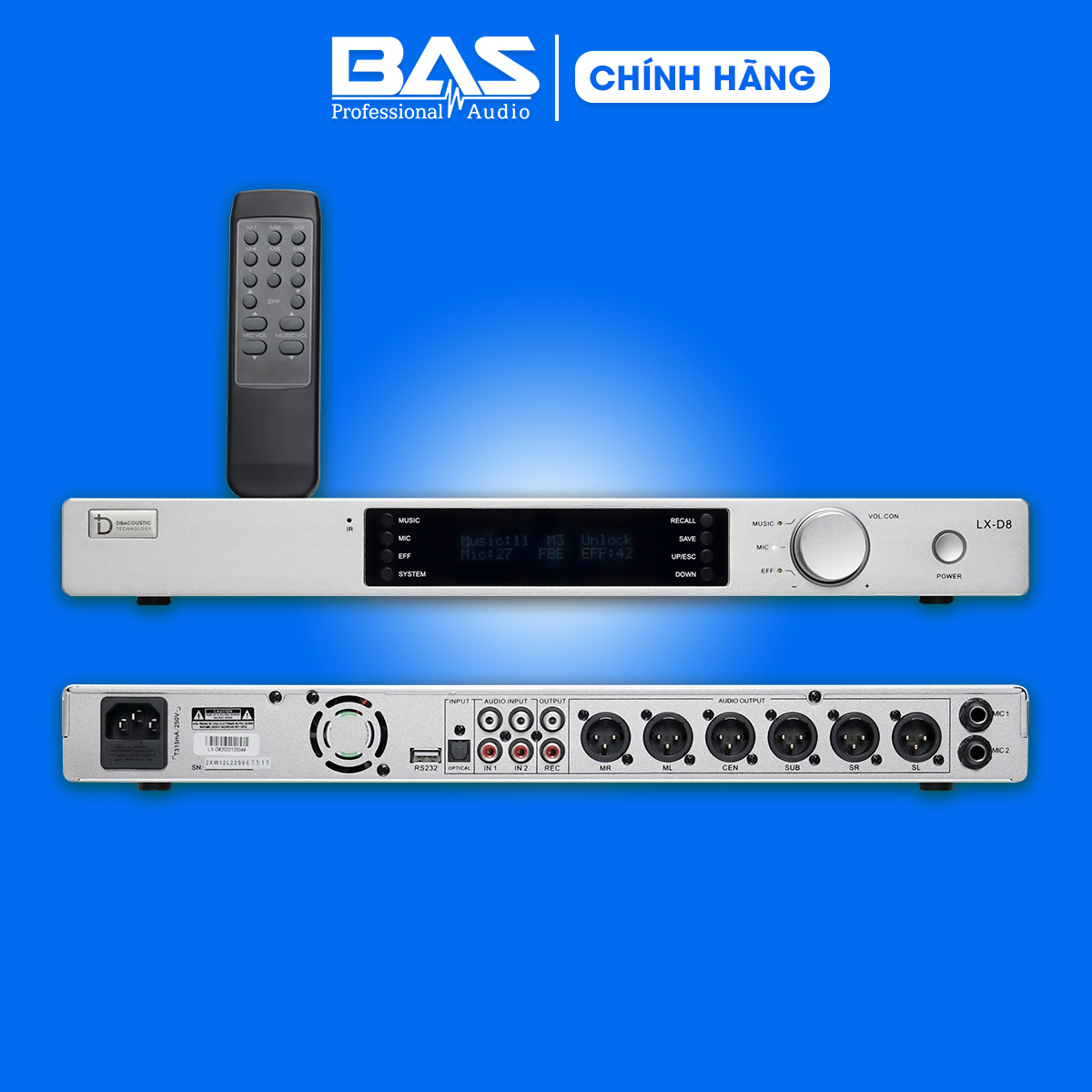 Vang số DBacoustic LX-D8 Premium